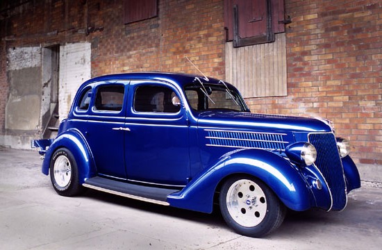 1936 Ford sedan hot rod #8