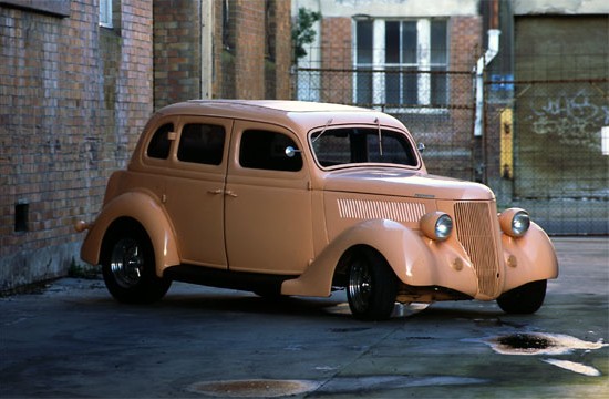 1936 Ford 4 door humpback #6