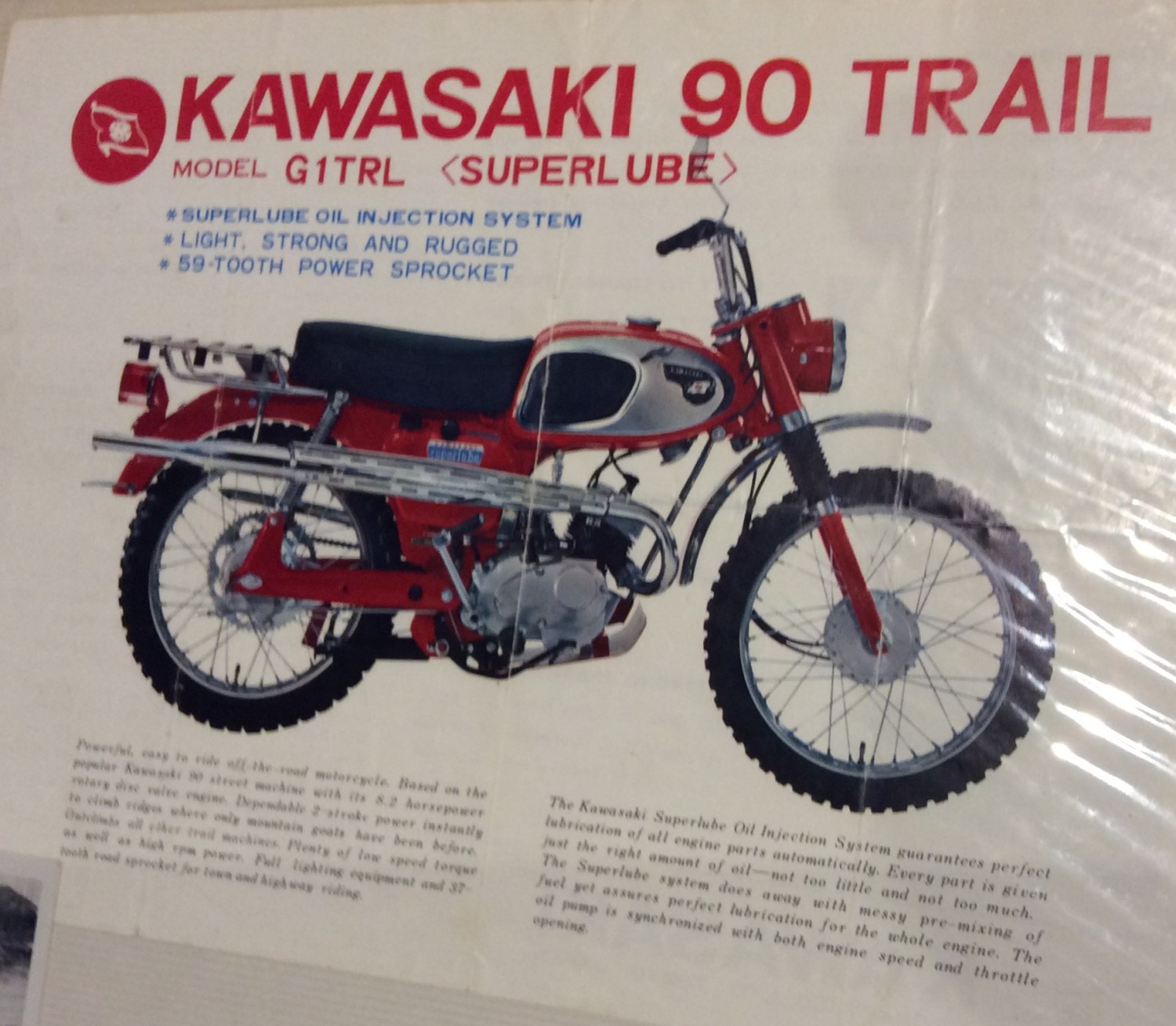 1968 Kawasaki G1TRL 90 TRAIL