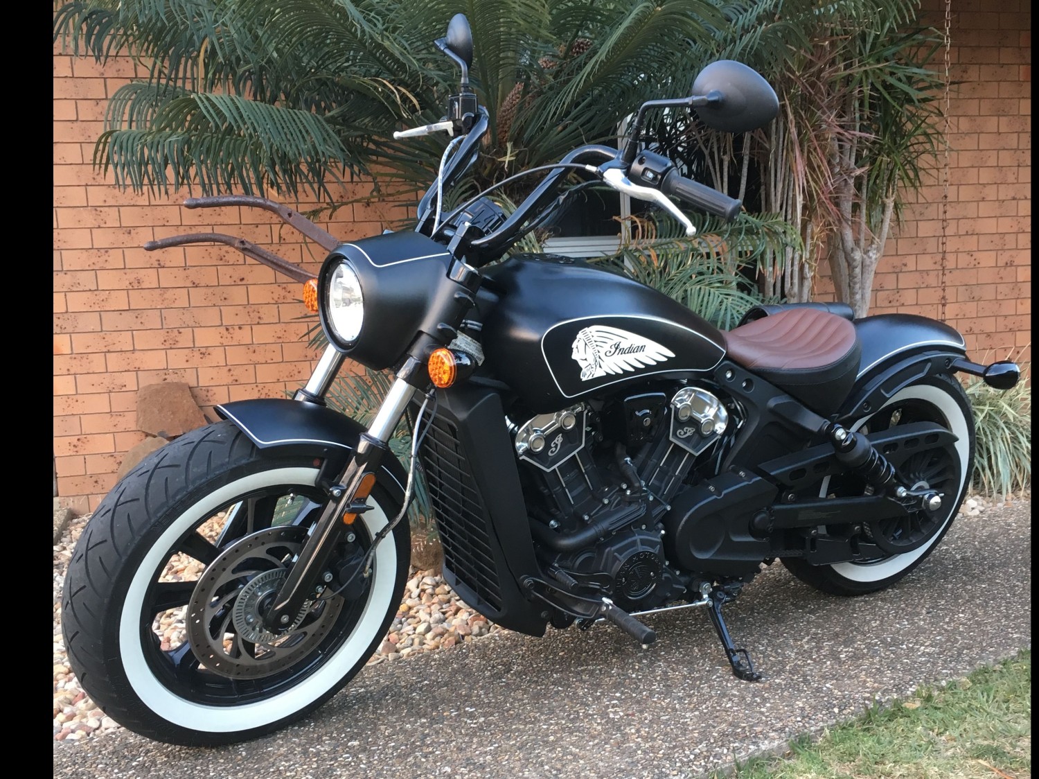 2018 Indian Scout Bobber Baller Toolman7 Shannons Club