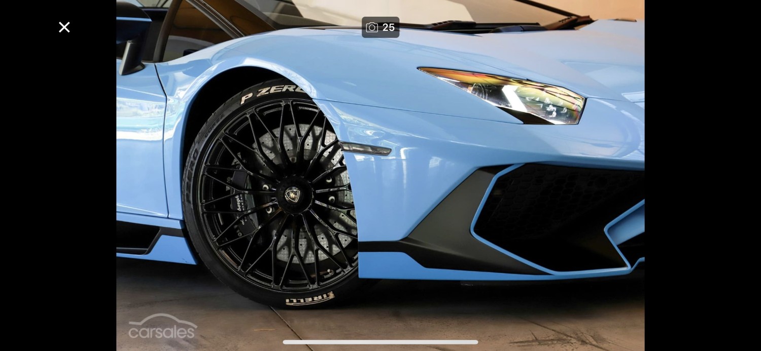 2018 Lamborghini Aventadore SV