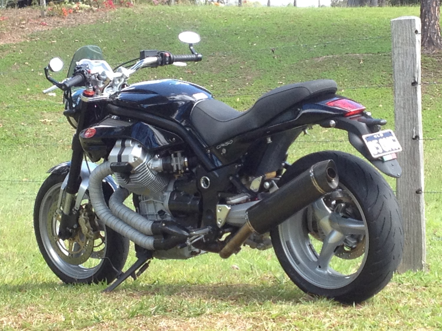 moto guzzi griso exhaust