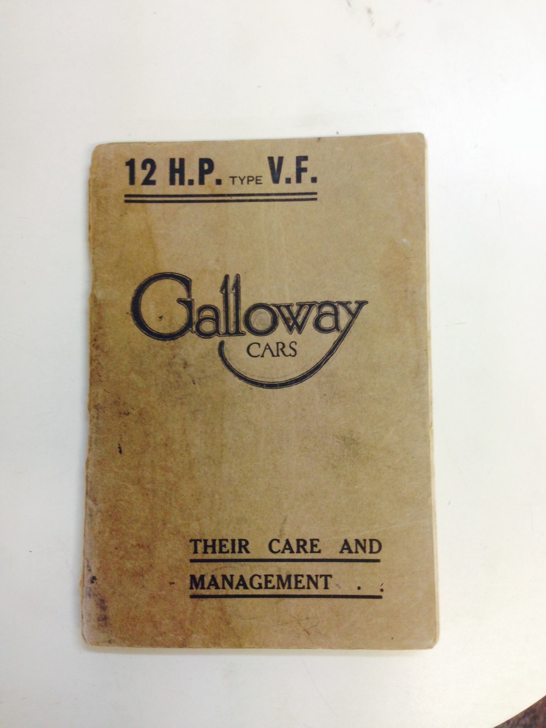 1925 Galloway De luxe tourer