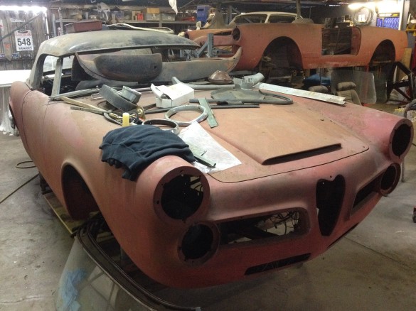 1962 Alfa Romeo 2600 Spider Unclewheels Shannons Club