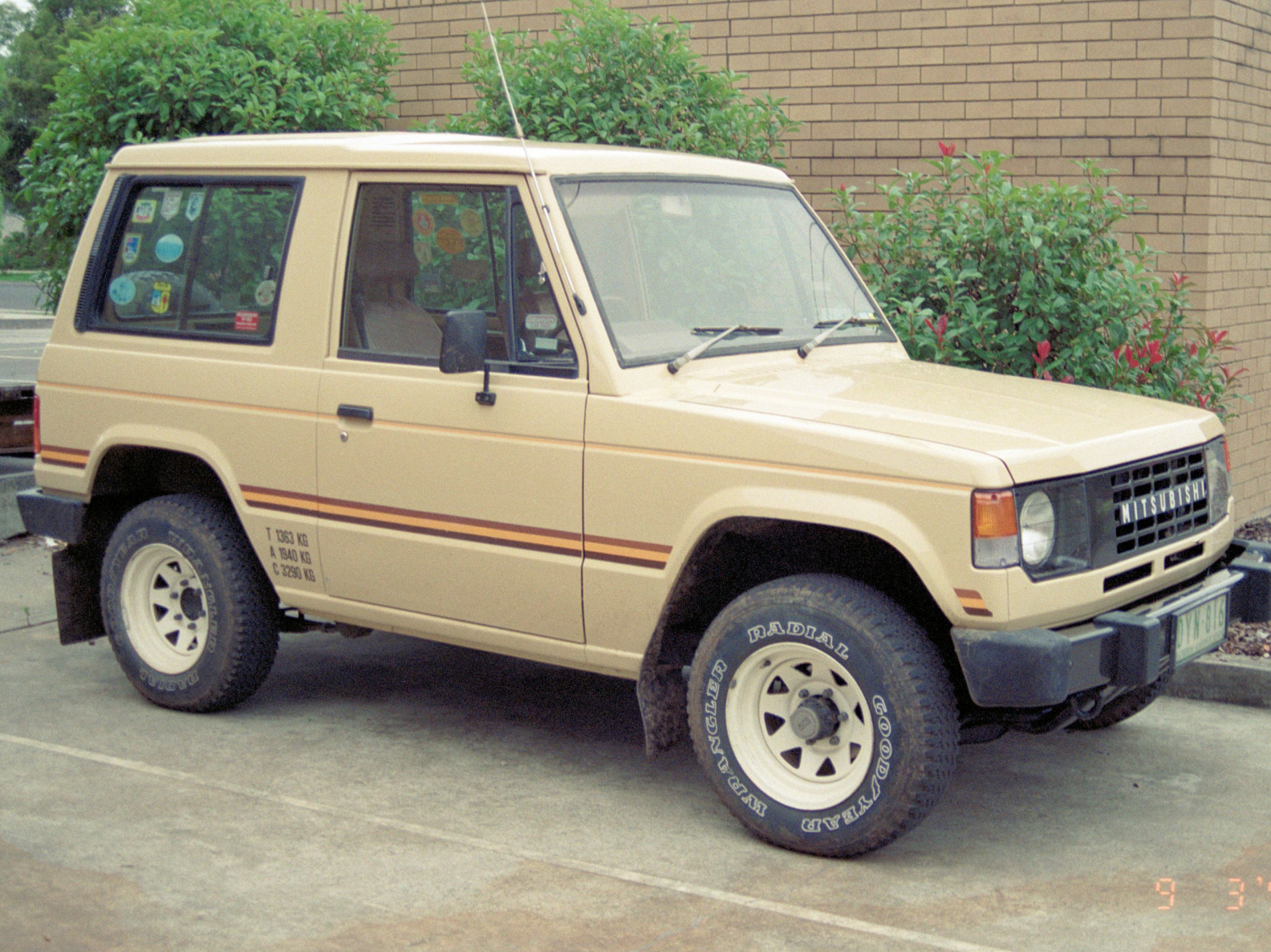 1983 Mitsubishi PAJERO GL SWB (4x4)