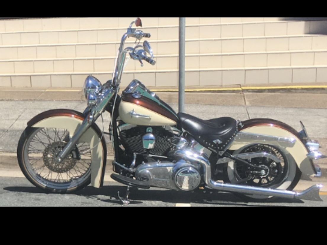 harley fatboy cholo style