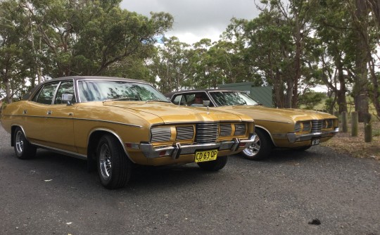 7/1974 Landau and  12/74 LTD. Tropic gold, brown top.