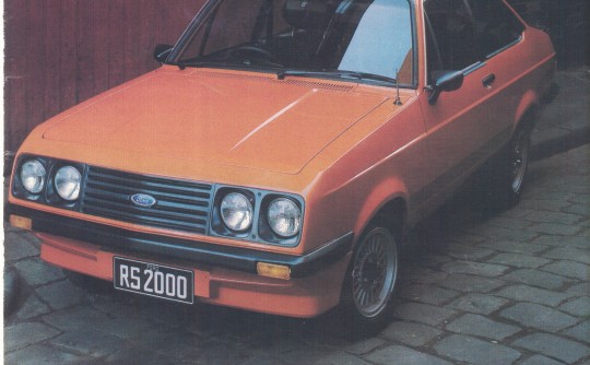 1980 Ford ESCORT Aussie RS 2000