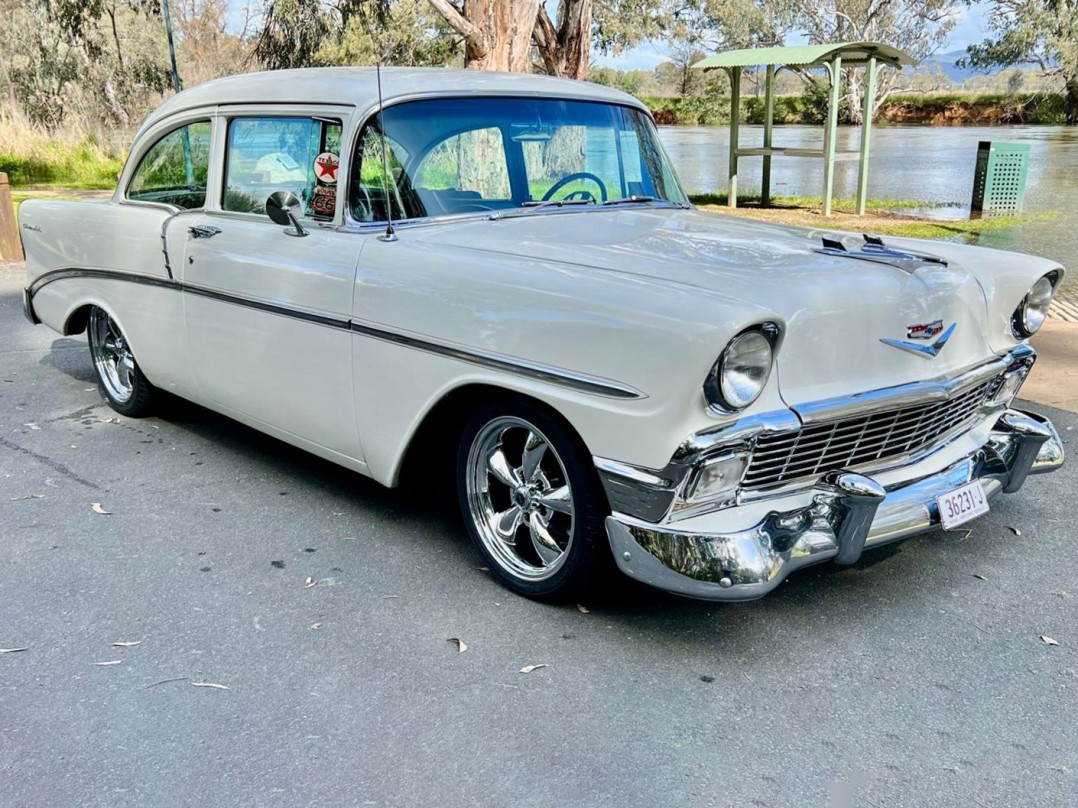 1956 Chevy 210 post