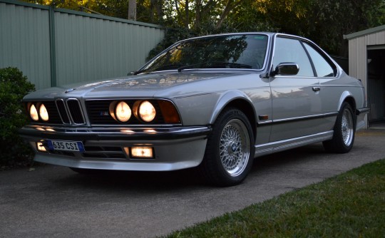 1986 BMW 635CSI with M-tech factory fitted kit