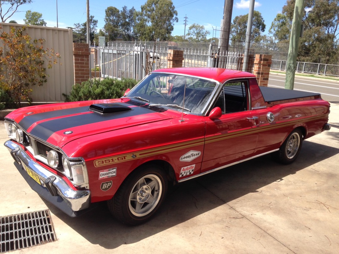 1970 Ford XY Falcon 500 Y Code GS 4 Speed Utility