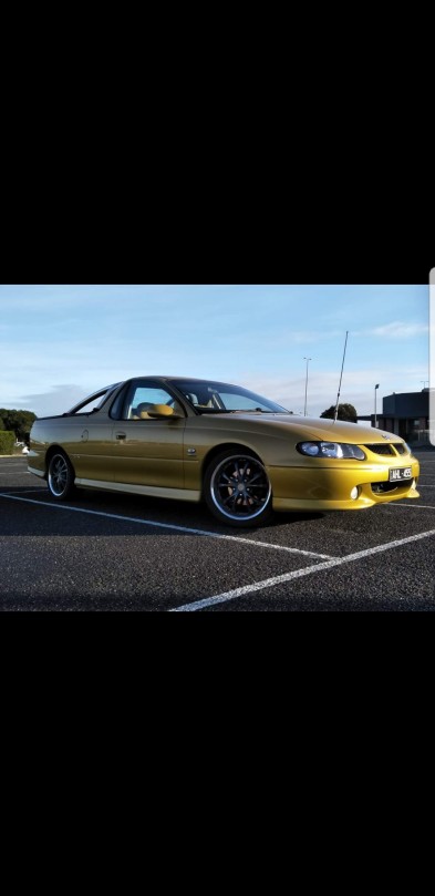 2001 Holden Hyper Yellow Vu SS