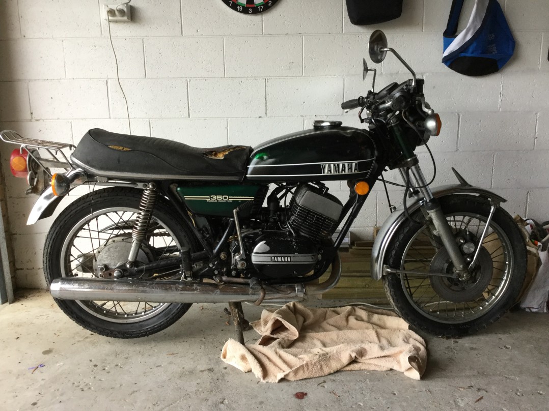 1973 Yamaha 347cc RD350