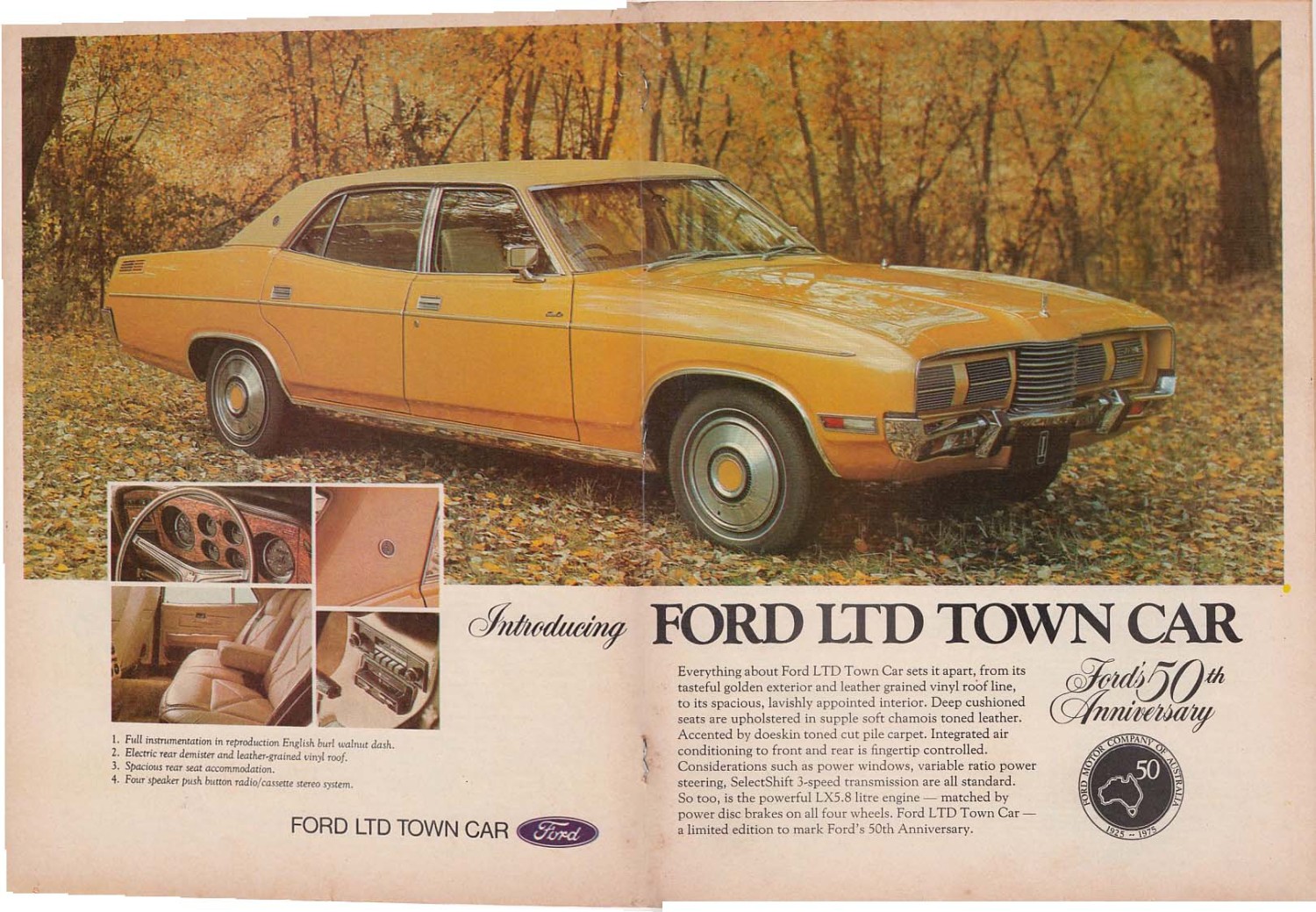 FORD LTD: 'Lincoln-Type Design', Australian - Shannons Club