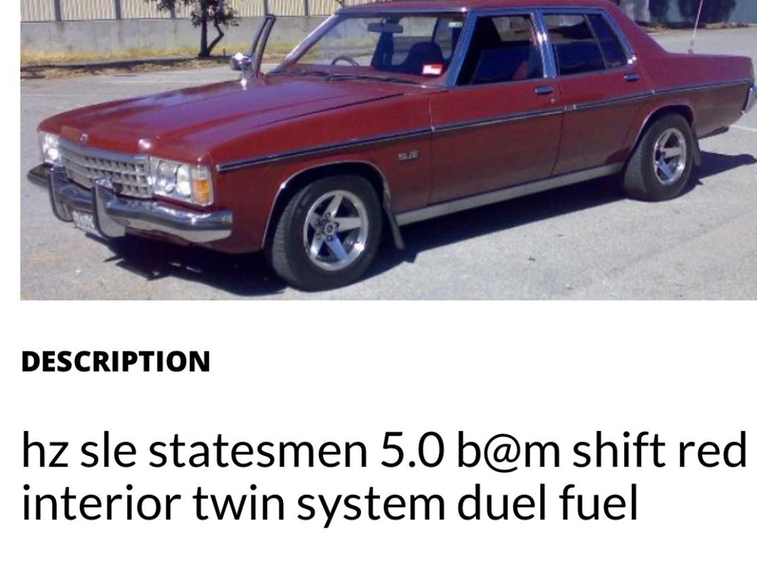1977 Holden STATESMAN CUSTOM