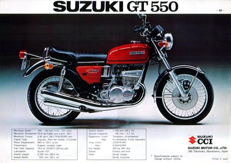 1975 Suzuki GT 550
