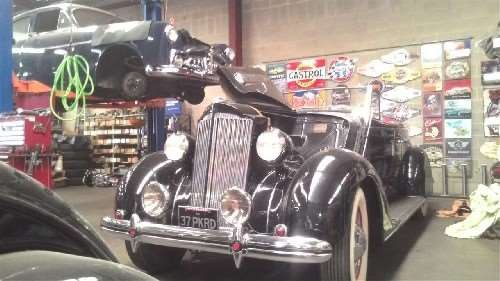 1937 Packard 120 Coup convertible.