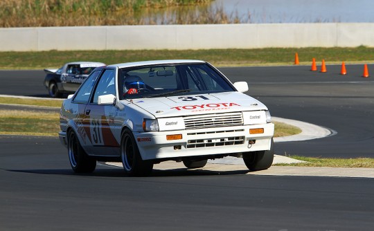 1986 Toyota Corolla GT Coupe Group A race car