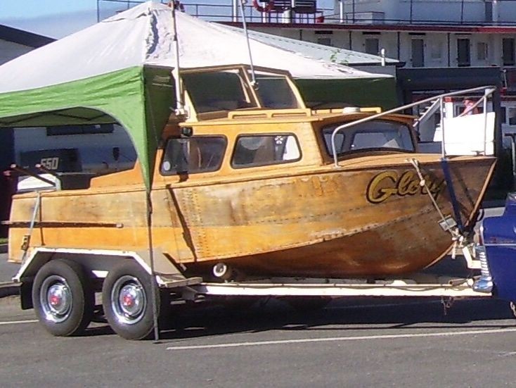 1963 Bondwood boat Home built