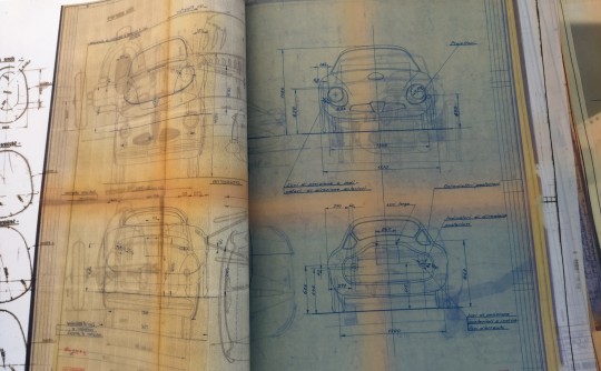 Prints of Alfa Romeo Factory Blueprint Copies