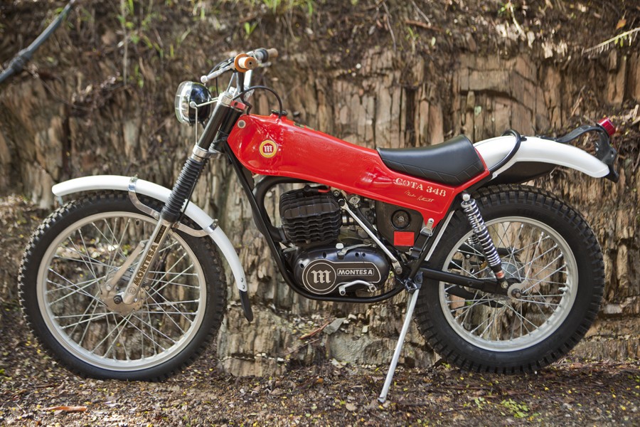1976 Montesa Cota 348 Malcolm Rathmell Replica