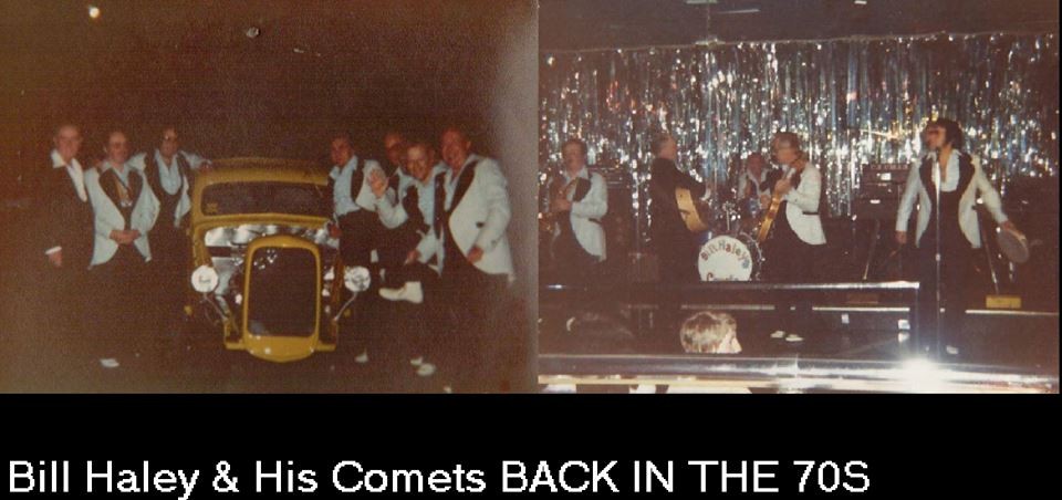 Bill Haley and the Comets at a club back in the 70's with my first build 1937 ford