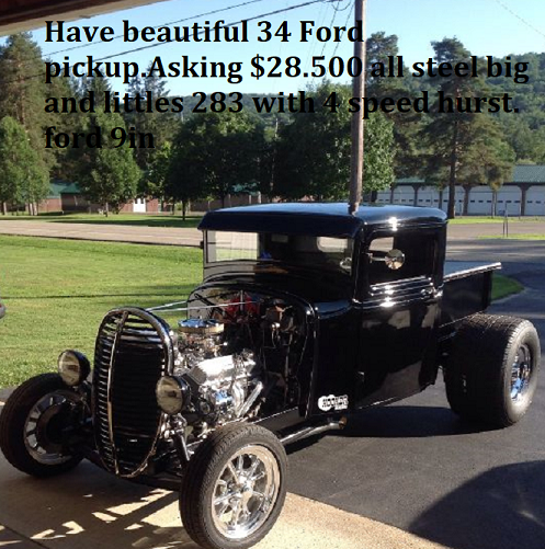 1934 Ford pick up