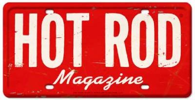 HOT ROD Magazine License Plate