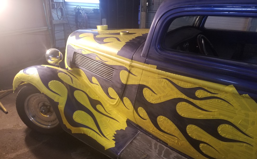 putting the flames on the 34