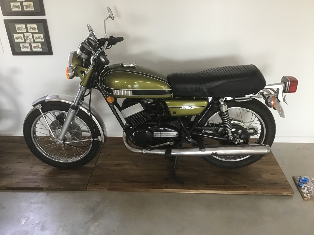 1974 Yamaha 247cc RD250