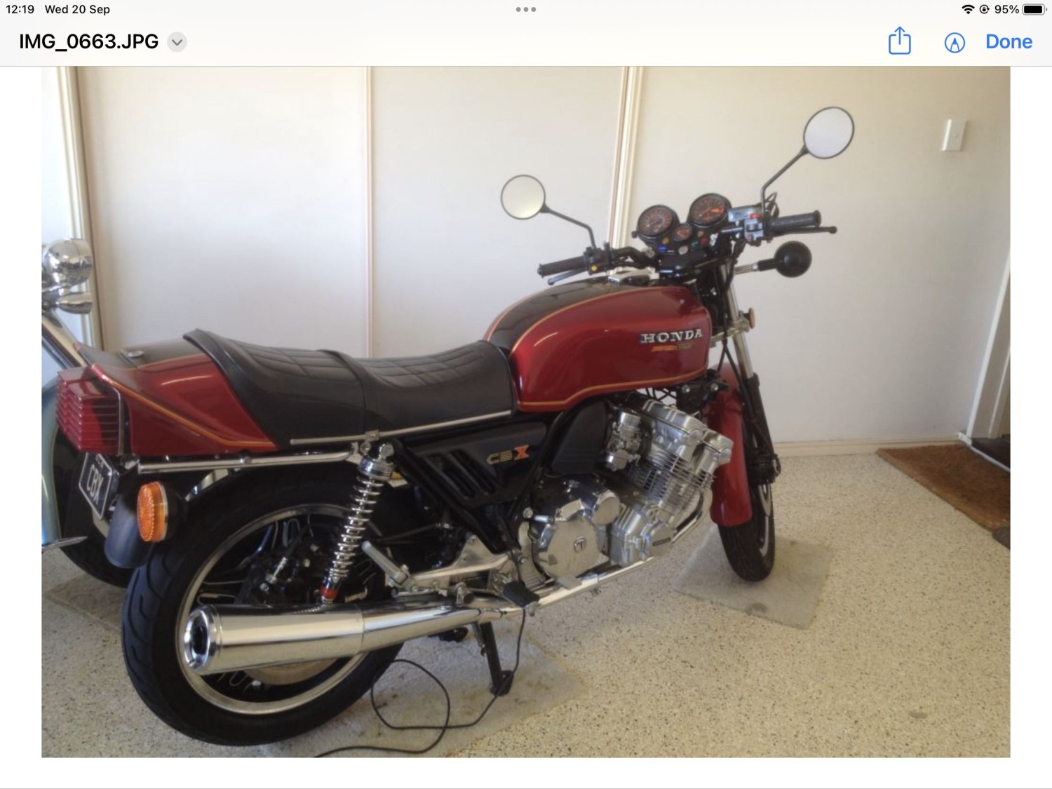 1978 Honda CBX 1024cc Six-Cylinder Motorcycle