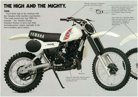 1981 Yamaha YZ465 H