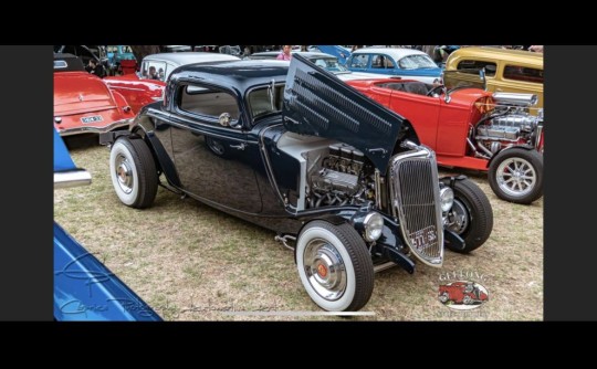 1934 Ford 3 window coupe