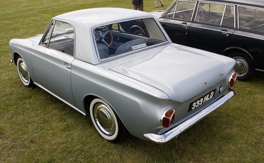 Cortina mk1 SAXON prototype built by Ford UK and a copy built from photos