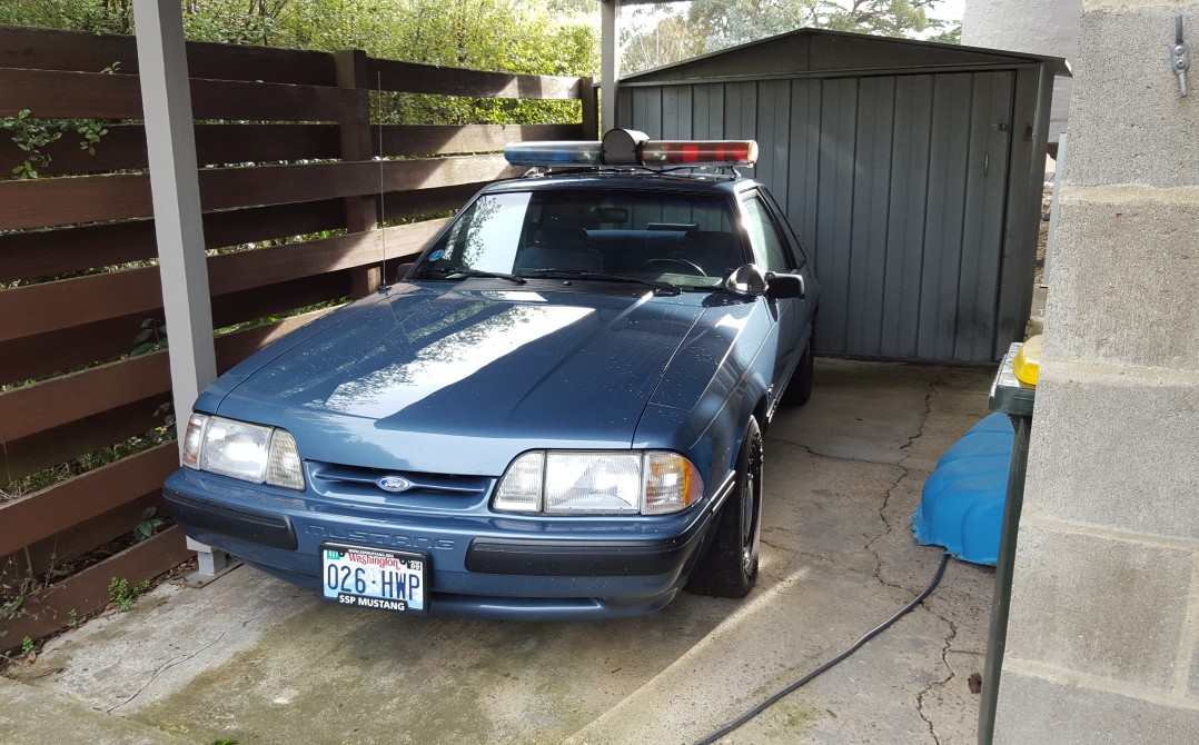 1988 Ford Mustang Lx Special Service Package (police)