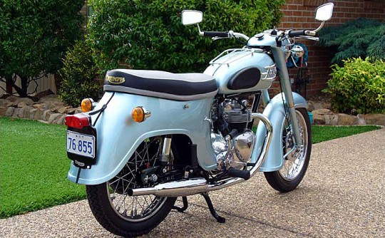 1958 Triumph Twenty One (3TA), 350 cc parallel twin