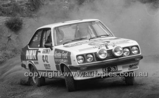 Kloster Ford sponsored Ford Escort RS2000 driven by Jim Sullivan 77 Southern Cross