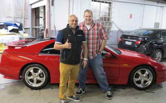 300zx restoration and addition of new body kit by Supergloss in Brunswick