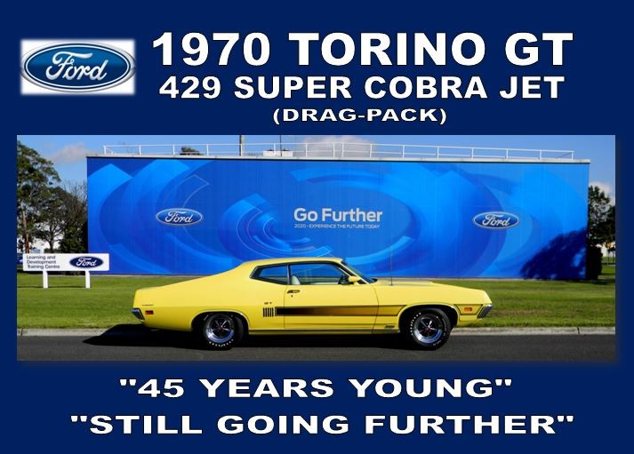 1970 Ford TORINO GT 429 SUPER COBRA JET SUPER RARE 1 OF 1 MARTI REPORT SAYS