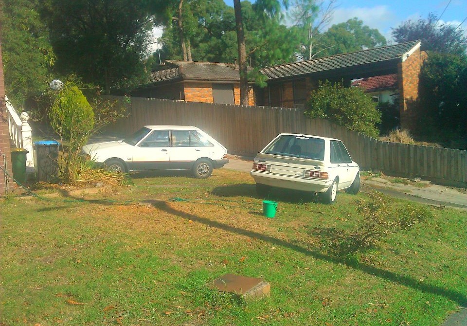 1985 Ford KB LASER CARLA ZAMPATTI & WHITE LIGHTNING TURBO