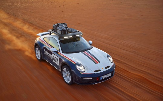 Off-road sports cars? Porsche and Lambo go bush!