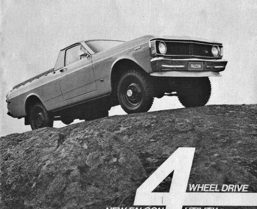 XY Falcon 4X4 Ute: rarer than many Falcon GTs