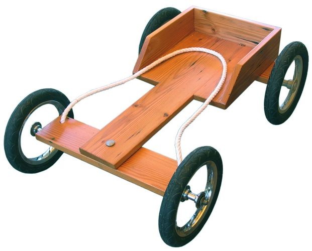 My first car: a billy cart!