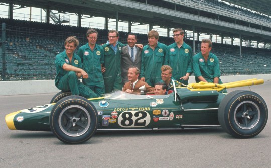 Jim Clark wins1965 Indy 500 - but who&apos;s in the crew?