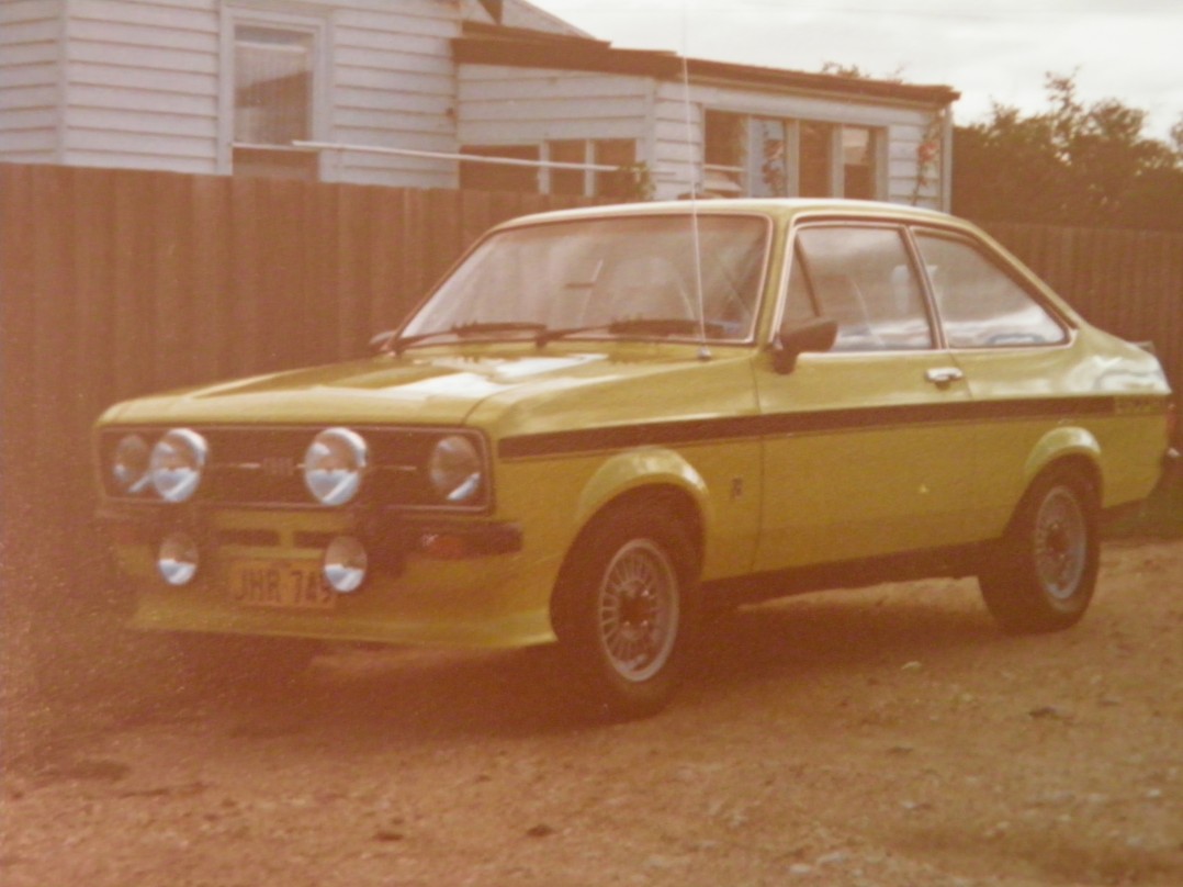 1977 Ford Escort 2 liter rally pack.