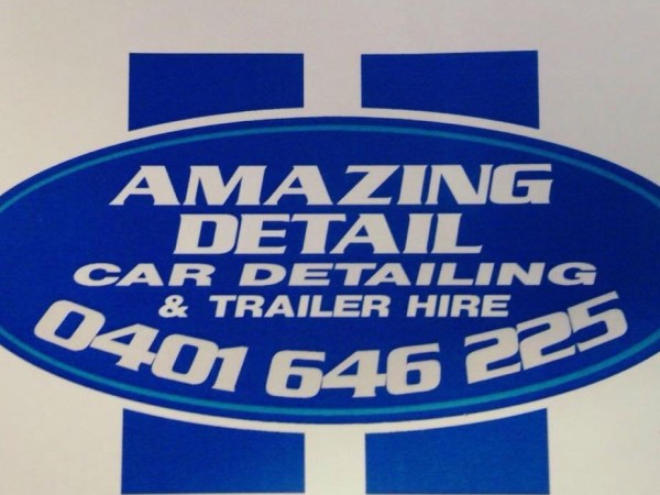 Amazing detail car detailing and trailer hire Logo