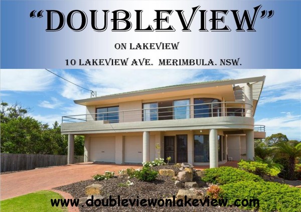 DOUBLEVIEW ON LAKEVIEW HOLIDAY HOUSE MERIMBULA NSW Logo